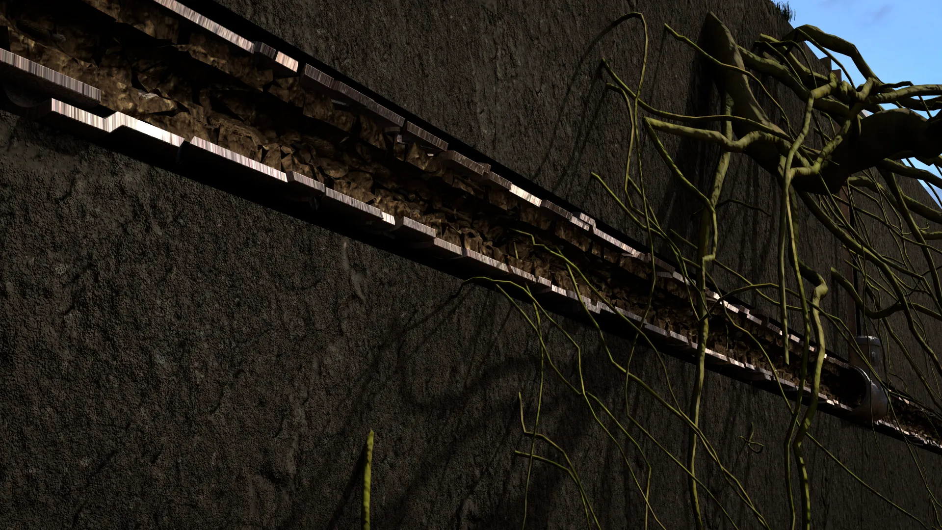 Clay pipe, close up, 3D render by Signature Media